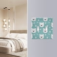thumbnail image 5 of Dailycode Light Switch Plate Covers 2 Gang Wall Plate Plastics Outlet Covers for Kitchen Home Office Decor White Bear Face and Paw, 5 of 8