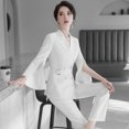 thumbnail image 3 of Traje de primavera, otoño e invierno, traje de mujer, moda de oficina, temperamento, ropa de trabajo, actividad, anfitrión, vestido de noche, 3 of 7