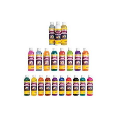 Green Watercolour - Colorations Liquid Watercolor Paint, Green - 8 oz. (Item # LWGR)