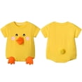 thumbnail image 4 of MEZZALL Baby Bodysuits 3 Pack Cute Cartoon Short Sleeve Graphic Bodysuit Soft One-Piece For Boys Girls O-Neck Infant Relaxed Fit Back To School Onesie, 4 of 5