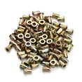 thumbnail image 1 of Amdohai Ensemble de 100 Pcs d'Écrous à Rivets M3/4/5/6/8/10/12 Tête Plate en Acier Inoxydable Plaqué Zinc Kit d'Écrous à Rivets Métriques, 1 of 8