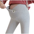 thumbnail image 2 of Bixock Maternity Pants,Womens Over The Belly Pants,Pregnant Women Wear Oversized High Waisted Support Pants The Outside While Pregnant Women Wear Leggings, 2 of 3