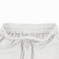 thumbnail image 6 of TOWED22 Girls' Sweatpants Straight Wide Leg Kids Drawstring Casual Joggers Teen Loose Athletic Pants with Pockets(White,10-11 Y), 6 of 7