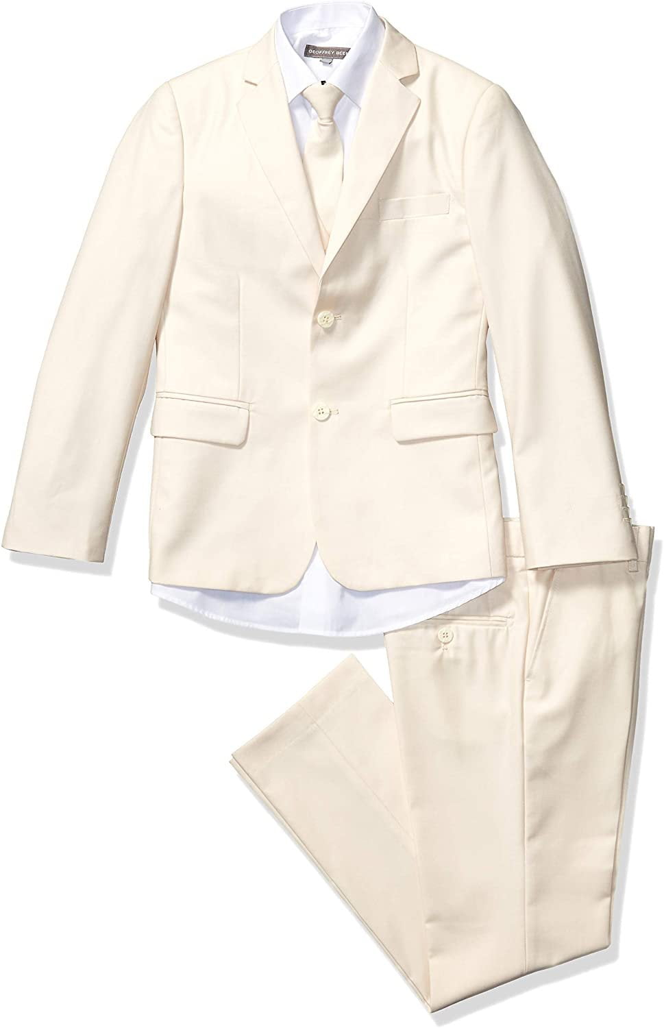 Geoffrey Beene Boys Slim Fit 2-Piece Check Suit