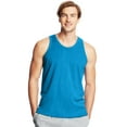 thumbnail image 1 of Hanes X-Temp Men`s Performance Tank, 3XL, Neon Blue Heather, 1 of 3