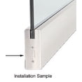 thumbnail image 2 of CRL SREC6SSA Satin Anodized 6" Square End Cap for Sidelite Rails, 2 of 3