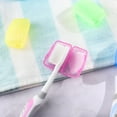 thumbnail image 1 of BESTYASH 10Pcs Tooth Brush Covers Case Assorted Color For Daily Travel Use, 1 of 8