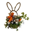 thumbnail image 1 of 19.69 '' Corona de Pascua, Guirnaldas Adorno de puerta colgante Guirnalda de flores artificiales para celebración Decoración para el hogar Foto Sunnimix Corona colgante de puerta delantera, 1 of 8
