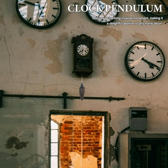 WHAMVOX 2pcs Cuckoo Clock with Quartz Movement Antique Cuckoo Clock with Musical Bird Sounds Wall Clock Pendulum for Living Room Vintage Home Decoration