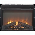thumbnail image 2 of Electric Fireplace Insert, 23-Inch with Realistic Flame & Log Set | Tempered Glass+Sheet Metal | Vent Free, 2 of 14