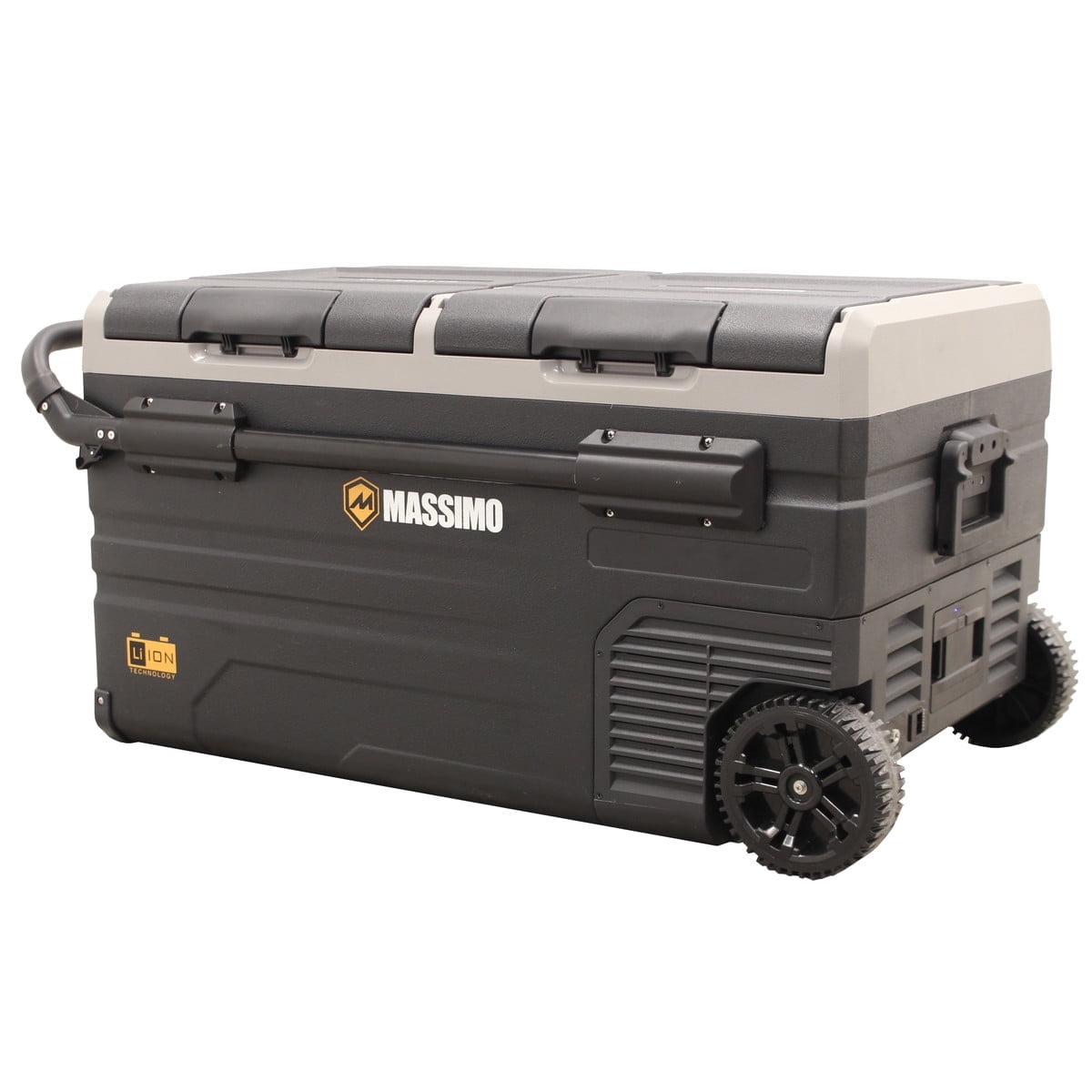 Massimo 75L Electric Iceless Cooler for RV, Car, Camping, Beach – 12V DC & AC Powered, Portable Fridge Freezer, 19.8 Gallon Capacity
