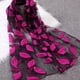 thumbnail image 4 of Sonducket Mujeres Niñas Hojas Jacquard Organza Bufanda Chales Verano Sombrilla Playa Bufandas Abrigos 65x170cm Type4 NO4 Sonducket CBP024392, 4 of 4