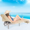 thumbnail image 1 of Funda para Chaise Lounge Americana de Lino Suave 86x32cm Beige Terry, 1 of 7