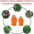 thumbnail image 4 of 2 Pack Professional Garden Silicone Thumb Knife, Finger Knife Picking for Trim Garden Vegetable Also be Your Good Help in Kitchen, 4 of 5