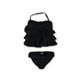 thumbnail image 1 of Bandeau de 2 piezas con pliegues en niveles Island Escape para mujer negro 10, 1 of 2