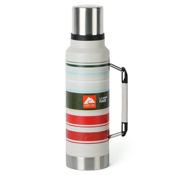 Ozark Trail 1.5 qt Water Bottle, Striped Pattern