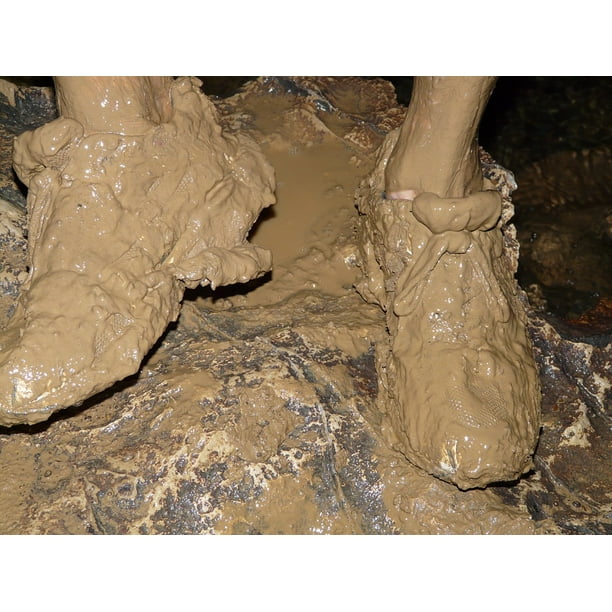 Mud Clay Feet Cave Dirty Speleology Shoes Cavers-20 Inch By 30 Inch ...