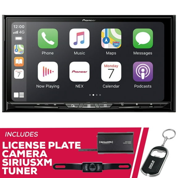 New Pioneer AVIC-W8600NEX 7" DVD/Navigation w/ License Plate Camera & SiriusXM Tuner