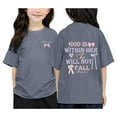 thumbnail image 2 of Shadoumai Girl's Graphic Tees Short Sleeve Crewneck T Shirts Casual Summer Tops Cute Preppy Clothes, 2 of 5