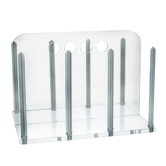 Petri Dish Rack for 90mm Hold up to 60 Dishes - Clear Acrylic