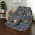 thumbnail image 4 of Power Rangers Rangers Go Full/Queen Quilted Blanket 90x90 inches, Kids Character Bedding, 4 of 5