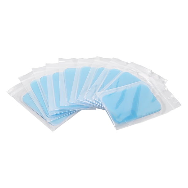 Almohadilla de gel abdominal, 20 piezas Estimulador de abdominales Entrenamiento Almohadilla de gel de entrenamiento muscular Hoja de gel de entrenamiento muscular Rendimiento lleno de energía