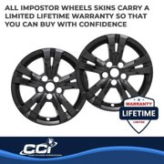 COAST TO COAST INTERNATIONAL Coast To Coast IWCIMP360BLK 5 Spoke Gloss Painted 17" Wheel Cover