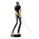 thumbnail image 5 of Figura de golf, adorno artístico, regalos para el hogar, decoración de golfista, escultura de resina para artes C negra, 5 of 9