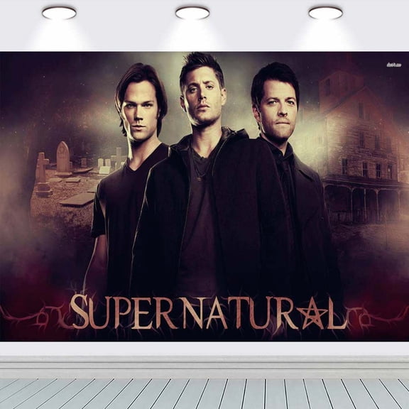 Supernatural school Backdrop Taspestry Banner Party Supplies Background Poster Decor Decorations