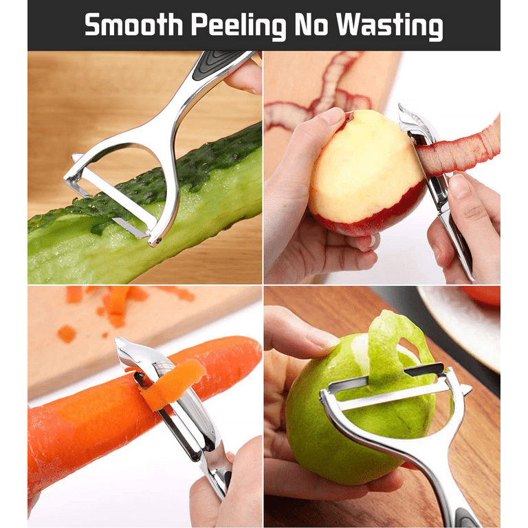 Potato Apple Vegetable Peelers for Kitchen, I and Y Peelers for