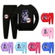 thumbnail image 2 of Conjunto de pijamas de dibujos animados para niños y niñas, ropa de dormir informal de manga larga, con diseño de Demon Slayer, para primavera, 2 of 4