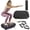 Dark Black, variant on Vibration Exercise Machine With Resistant Bands Remote Control Whole Body Vibration Platform Workout Equipment Home Fitness Training Equipment For Weight Loss Fat Burner