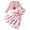 Pink, variant on OOOUM Girls 2 Piece Dress Set Sleeveless Dresses And Long Sleeve Ruffle Cardigan Outfit Sets Kids Fall Outfits Pink 7-8 Years