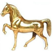 Sharvgun Brass Horse Statue Office Décor Idol Figurine Showpiece