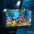 HOGOKIDS Fish Tank Building Set with LED Light, 725PCS Fish Tank with