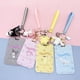 thumbnail image 3 of LLavero de Hello Kitty MyMelody con dibujos animados, llavero de muñeco con soporte para tarjeta de autobús y Cinnamoroll, funda protectora con cordón, 3 of 4