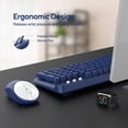 thumbnail image 2 of Máquina de escribir retro inalámbrica con teclado y ratón BAIHUAFRU, 2 of 7