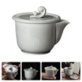 thumbnail image 4 of Japanese Style Teapot Household Ceramic Teapot Simple Tea Maker (Light Grey), 4 of 8