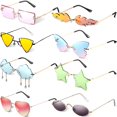 thumbnail image 1 of Set de gafas de sol Juinte Irregular, 8 unidades, Heart Flame Cloud Star, 1 of 7