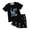 Black summer baby boy clothes MSC6, variant on KEXE Boys Set 4T Boys Clothes Baby Boy Clothes Toddler Summer Outfit Short Sleeve T-Shirt Tee Tops Joggers Casual Shorts Clothing Set