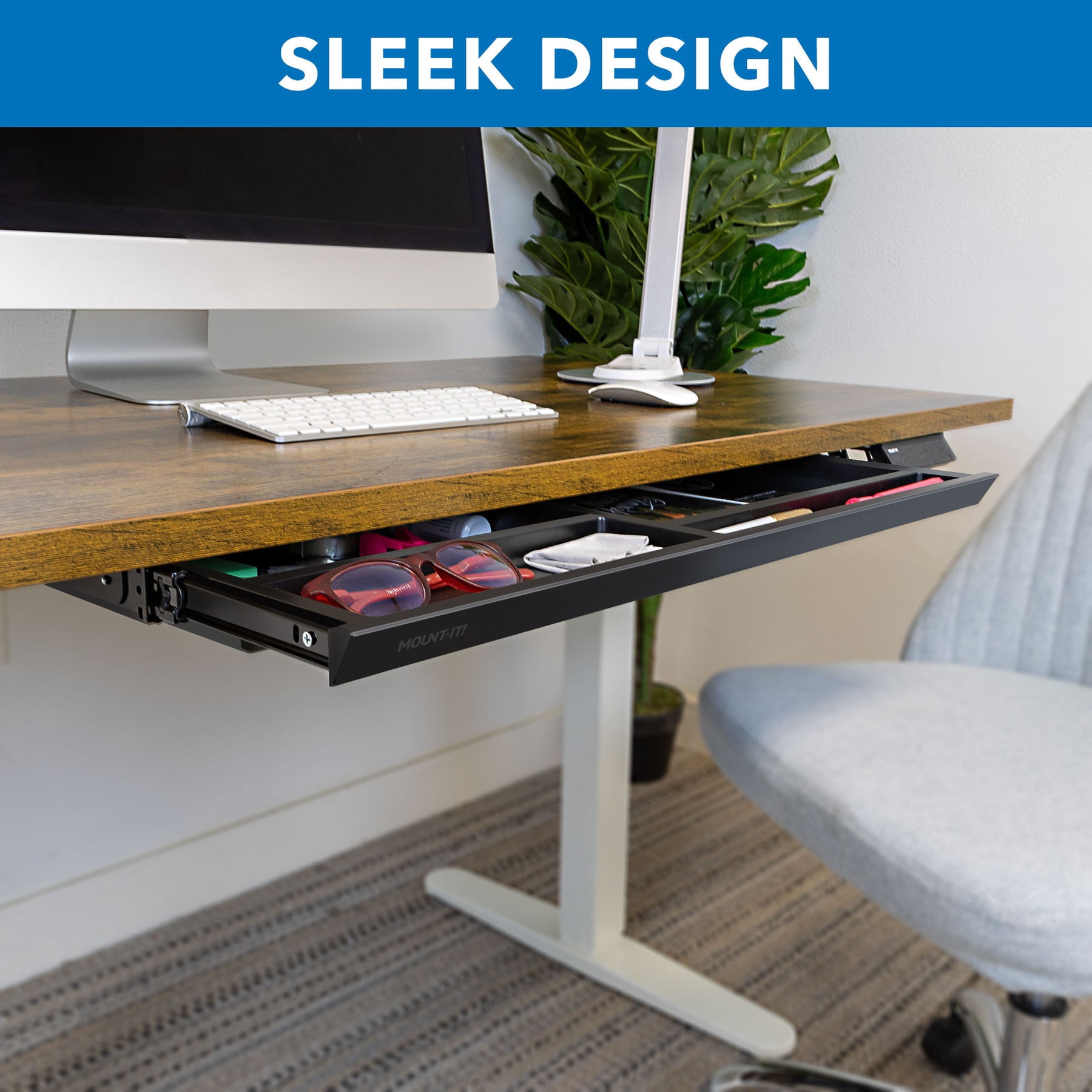 Mount-It! Under Desk Drawer - Deep