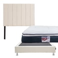 thumbnail image 1 of Colchón Matrimonial + Box Dolum + Cabecera Argos Spring Air Dicasa Monaco, 1 of 8