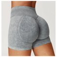 thumbnail image 2 of Pantalones cortos de entrenamiento for mujer, cintura alta, control de barriga, sin costuras, yoga, gimnasio, ciclismo, pantalones cortos activos, 2 of 7
