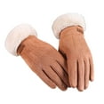 thumbnail image 2 of Womens Touch Screen Phone Fleece Windproof Gloves Winter Warm Wear, 2 of 8