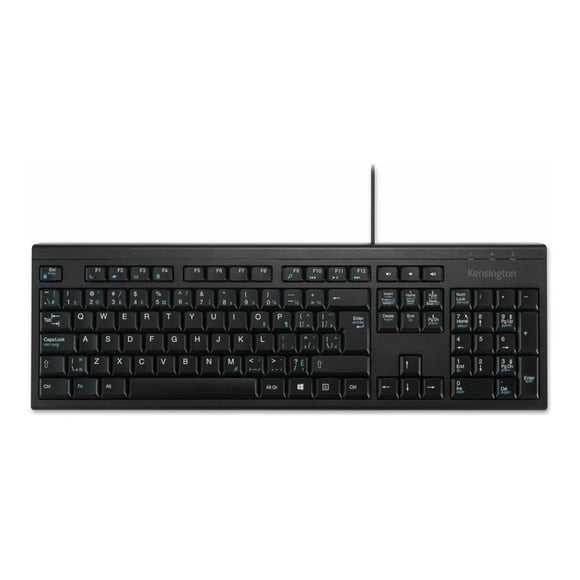 Kensington 105 Key Bilingual Keyboard using, English (US) and Canadian French (C