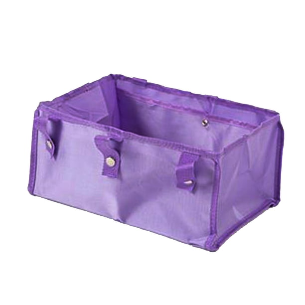 Bolsa para andador debajo del asiento, accesorios, práctico organizador plegable, bolsa debajo del asiento Púrpura