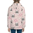 thumbnail image 6 of Naloa Cute Cartoon Panda Teenage Zipper Hoodie, Long Sleeve Zip Up Hoodies Casual Jackets Tops for 7-12 Years-Medium, 6 of 6