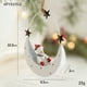 thumbnail image 3 of Christmas Wrought Iron Alien Pendant Snowman Reindeer Santa Claus Christmas Tree Ornament Desktop Decoration, 3 of 5