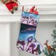thumbnail image 2 of Cazadoras de Demonios K-Pop Tema: Calcetines de Navidad, fino lino blanco para colgar en escaleras y chimenea, decoración navideña para el hogar, regalo de Navidad. 45cm × 32cm, 2 of 5