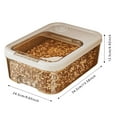 thumbnail image 3 of Pet Food Storage Container Airtight with Lid – High Capacity Dog Cat Food Bin, Keep Dry Food Fresh, Includes Measuring Cup for Easy Feeding, Mice-Proof, 3 of 5